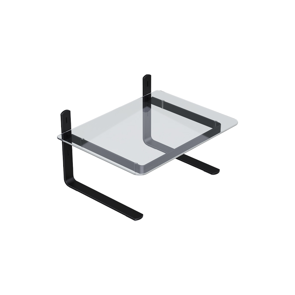 Suporte para Monitor Office Vidro Incolor