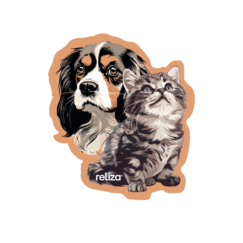 Mousepad ColorFun CatDog